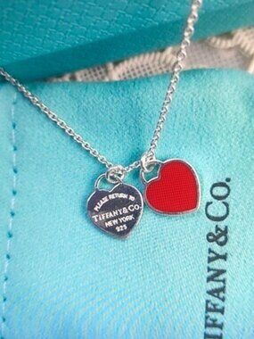 Tiffany & Co. Silver Heart Pendant Necklace